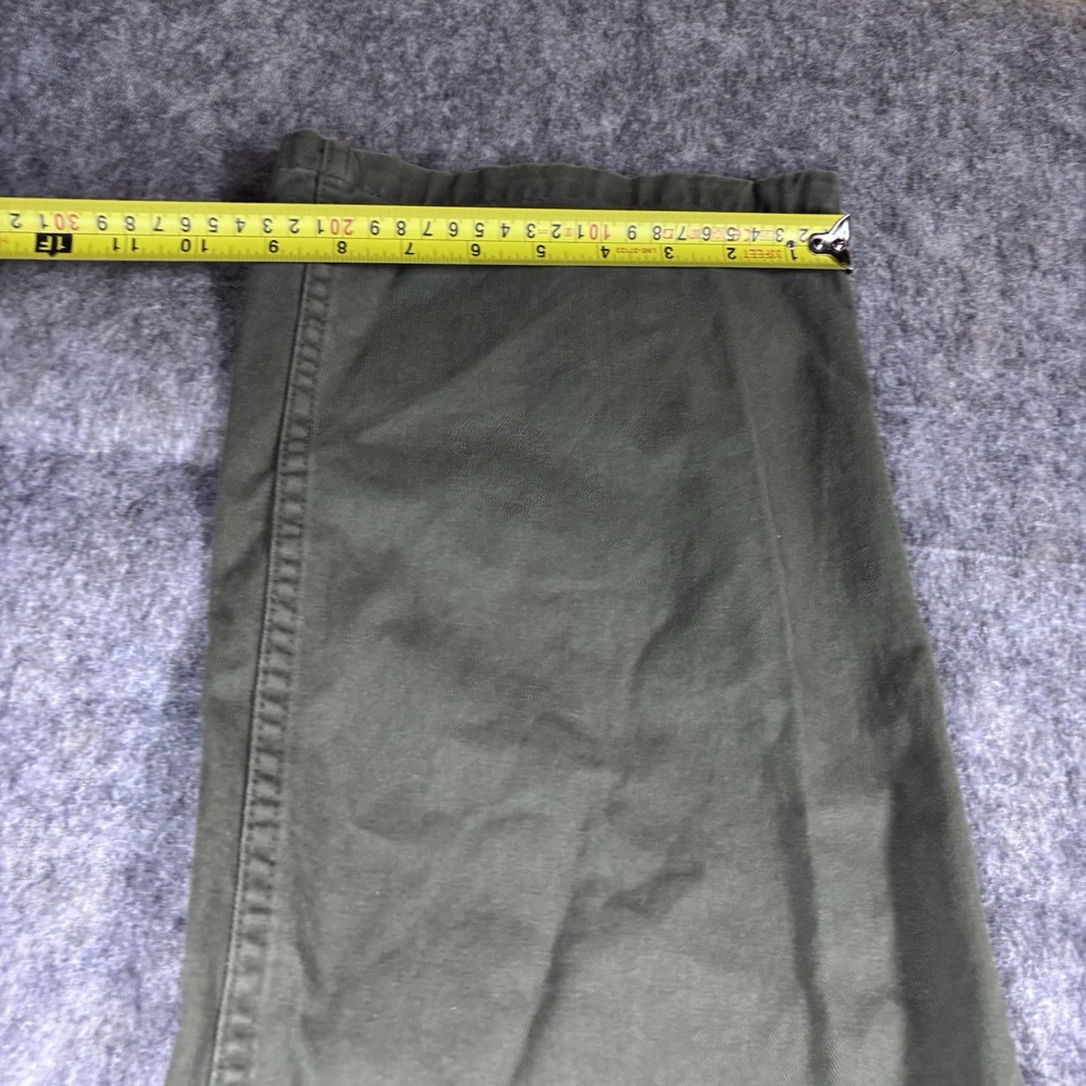 Ungrid Pants Women's‎ 28 x 26 OG 107 Reproduction Green Japan Straight Cotton - Picture 6 of 16